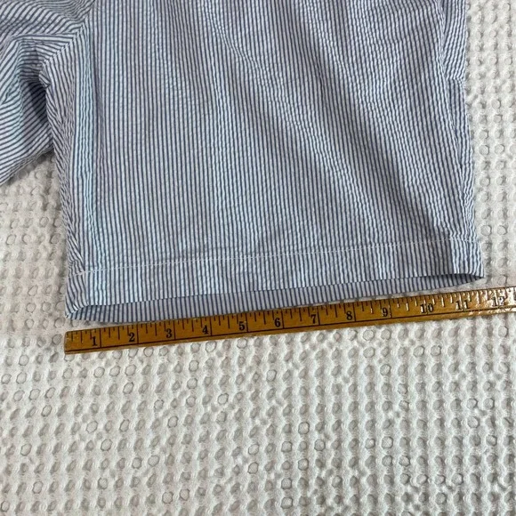 Chubbies Seersucker Shorts Mens 36 Blue White Striped Nautical 6in Inseam - Picture 5 of 6